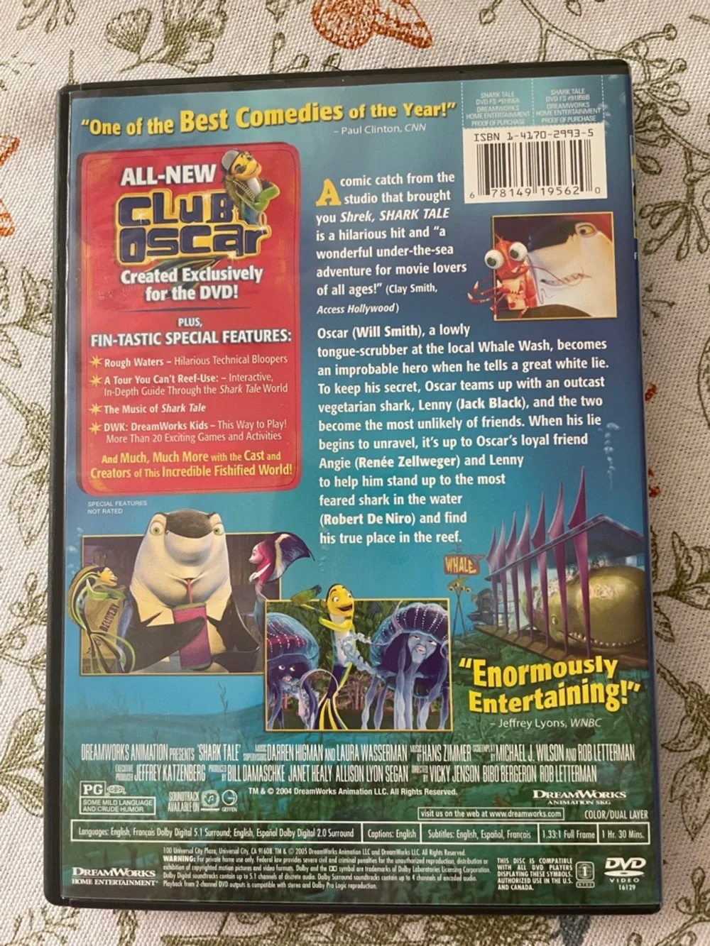 Spirit, The Tale of Despereaux, and Shark Tale DVDs Set of 3